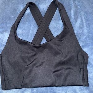 New Balance Black Cross-Back Sports Bra